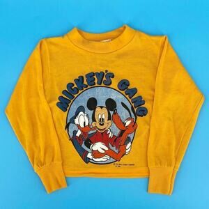 80s Mickey Mouse Mickeys Gang kids PJ top 1980s vintage